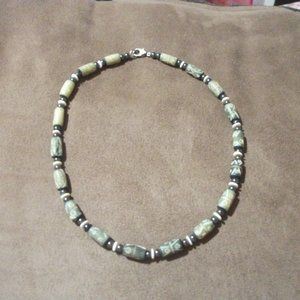 Beaded Stone Necklace